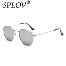 Load image into Gallery viewer, SPLOV Ray Brand Designer Women Polarized Sunglasses Square Polygon Sun Glasses Men Retro Shades Hexagon Metal Frame TOP UV400