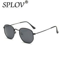 Load image into Gallery viewer, SPLOV Ray Brand Designer Women Polarized Sunglasses Square Polygon Sun Glasses Men Retro Shades Hexagon Metal Frame TOP UV400