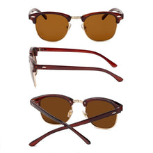 Load image into Gallery viewer, SPLOV Semi Rimless Polarized Sunglasses Men Women Vintage Metal Sun Glasses Classic Half Frame Driving Eyewear Oculos De Sol