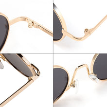 Load image into Gallery viewer, SPLOV Vintage Rap Sunglasses Men Women Steam Punk Style Hip-Hop Small Round Metal Frame Eyewear Retro Gafas De Sol No Case
