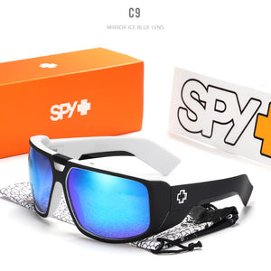 SPY  Brand Designer Sports Sunglasses Men Goggles Touring Style Polarized Eyeglasses Reflective Coating Lens UV400
