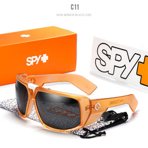 SPY  Brand Designer Sports Sunglasses Men Goggles Touring Style Polarized Eyeglasses Reflective Coating Lens UV400