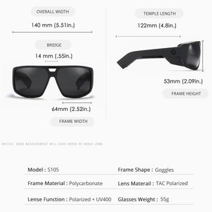 SPY  Brand Designer Sports Sunglasses Men Goggles Touring Style Polarized Eyeglasses Reflective Coating Lens UV400
