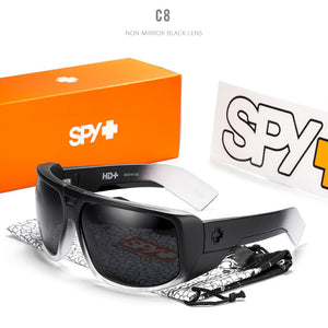 SPY  Brand Designer Sports Sunglasses Men Goggles Touring Style Polarized Eyeglasses Reflective Coating Lens UV400