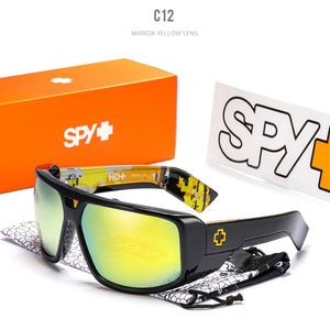 SPY  Brand Designer Sports Sunglasses Men Goggles Touring Style Polarized Eyeglasses Reflective Coating Lens UV400