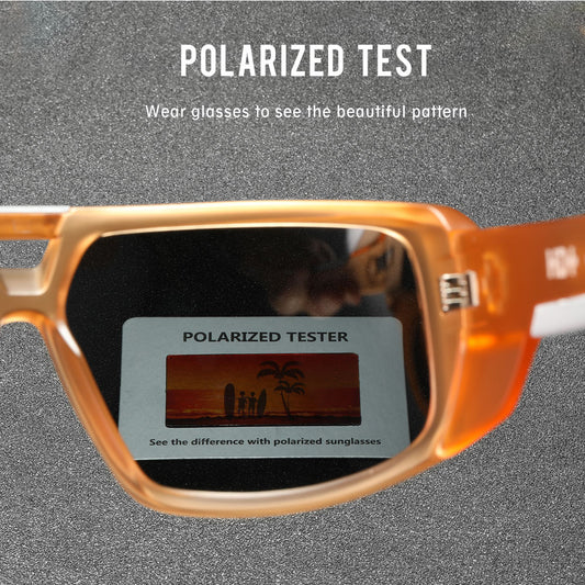SPY TOURING Men's Polarized Sunglasses Sports 1.1mm Thickness Polarization Sun Glasses Quality 5-Barrel Hinges Original Box
