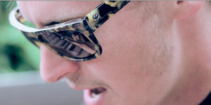 STOCK Dragon The Verse Sunglasses - Black Frame w/ Blue Ion Lens