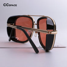 Load image into Gallery viewer, SU079-5643 Male Steampunk Sunglasses Tony Stark Iron Man Matsuda Sunglasses Retro Vintage Eyewear Steampunk Sun Glasses UV400