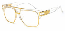 Carica l&#39;immagine nel visualizzatore di Gallery, SU108 Oversized  Squre Metal Eye Glasses Frames Men Women Brand Designer Reading Glasses Transparent Frame