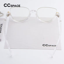 Load image into Gallery viewer, SU242 Crystal Diamonds Transparent Frames Glasses Classic Frame Brand Designer Women EyeGlasses Clear Lens Eyewear