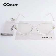 Load image into Gallery viewer, SU242 Crystal Diamonds Transparent Frames Glasses Classic Frame Brand Designer Women EyeGlasses Clear Lens Eyewear