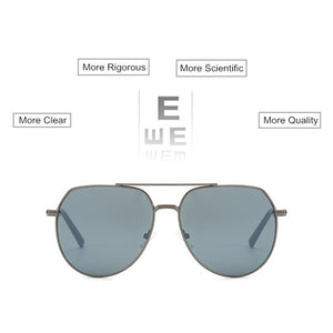SUMONDY -0.5 to -6.0 Diopter Prescription Glasses Sunglasses For Nearsighted Men Women Alloy Pilot Finished Myopia Glasses UF47