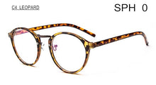 Load image into Gallery viewer, Prescription Glasses Nearsighted SPH -1.0 TO -6.0 Men Women Exquisite Round Frame Myopia Spectacles With Dioptre