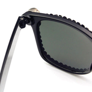 SUMONDY Skull Rhinestone Sunglasses Woman Men Black Cat-Eye Steampunk CE Sun Shades Party Festival Hip Hop Style SU39