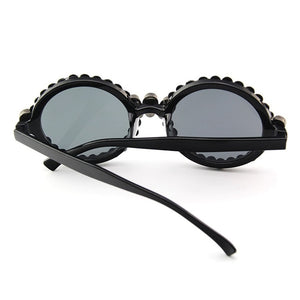 SUMONDY Skull Round Frame Sunglasses Men Women Bardian Cool Black Party Sun Glasses Halloween Ball Hip Hop Funny Eyeglasses SU41