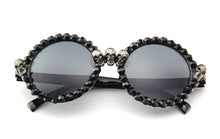 Load image into Gallery viewer, SUMONDY Skull Round Frame Sunglasses Men Women Bardian Cool Black Party Sun Glasses Halloween Ball Hip Hop Funny Eyeglasses SU41