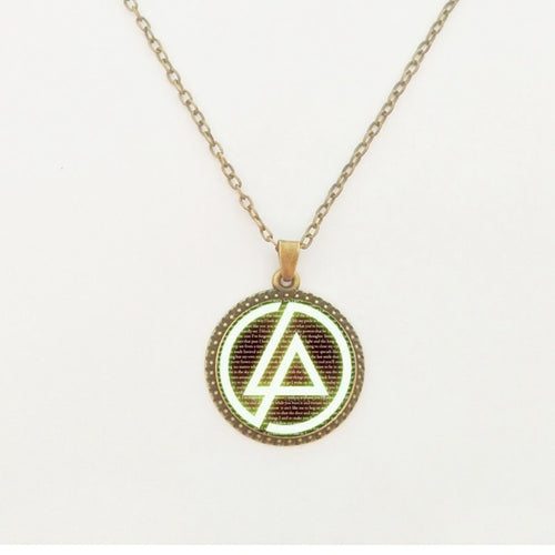 Accessori moda Logo americano dei Linkin Park Collana Linkin Park Gioielli Cupola di vetro Collane e pendenti Abbigliamento da uomo 