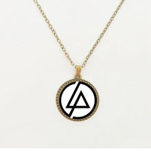 Carica l&#39;immagine nel visualizzatore di Gallery, Accessori moda Logo americano dei Linkin Park Collana Linkin Park Gioielli Cupola di vetro Collane e pendenti Abbigliamento da uomo 
