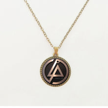 Carica l&#39;immagine nel visualizzatore di Gallery, Accessori moda Logo americano dei Linkin Park Collana Linkin Park Gioielli Cupola di vetro Collane e pendenti Abbigliamento da uomo 