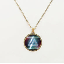 Carica l&#39;immagine nel visualizzatore di Gallery, Accessori moda Logo americano dei Linkin Park Collana Linkin Park Gioielli Cupola di vetro Collane e pendenti Abbigliamento da uomo 