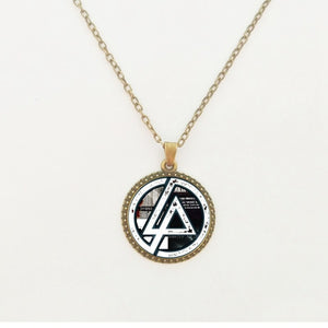 Accessori moda Logo americano dei Linkin Park Collana Linkin Park Gioielli Cupola di vetro Collane e pendenti Abbigliamento da uomo 