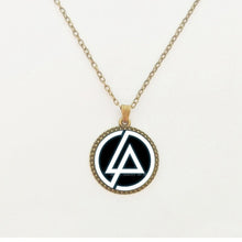 Carica l&#39;immagine nel visualizzatore di Gallery, Accessori moda Logo americano dei Linkin Park Collana Linkin Park Gioielli Cupola di vetro Collane e pendenti Abbigliamento da uomo 