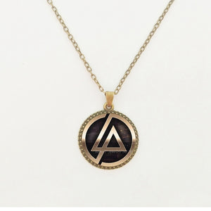 Accessori moda Logo americano dei Linkin Park Collana Linkin Park Gioielli Cupola di vetro Collane e pendenti Abbigliamento da uomo 
