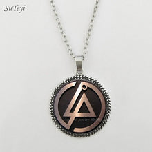 Carica l&#39;immagine nel visualizzatore di Gallery, Accessori moda Logo americano dei Linkin Park Collana Linkin Park Gioielli Cupola di vetro Collane e pendenti Abbigliamento da uomo 