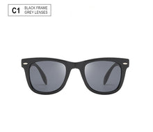 Carica l&#39;immagine nel visualizzatore di Gallery, SWOKENCE  Folding Sunglasses Women Men Portable Foldable Sun Glasses Rivet Frame Folded UV400 Optical Spectacles SA14