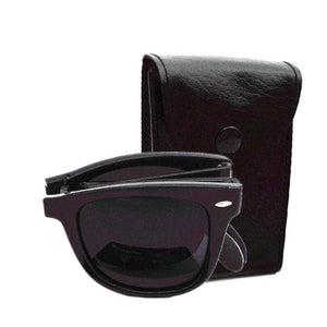 SWOKENCE  Folding Sunglasses Women Men Portable Foldable Sun Glasses Rivet Frame Folded UV400 Optical Spectacles SA14
