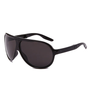 SWOKENCE Folding Sunglasses Men Women Retro Large Size Foldable UV400 Sun Glasses Gray Lenses With Portable Box SA22