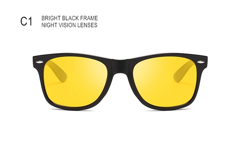 SWOKENCE High End All-weather Night Vision Sunglasses Women Men Day And Night Dual-purpose Rivet Driving Optics Spectacles SA83
