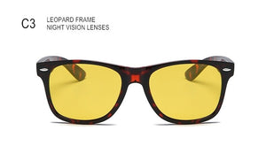 SWOKENCE High End All-weather Night Vision Sunglasses Women Men Day And Night Dual-purpose Rivet Driving Optics Spectacles SA83