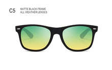 Load image into Gallery viewer, SWOKENCE High End All-weather Night Vision Sunglasses Women Men Day And Night Dual-purpose Rivet Driving Optics Spectacles SA83