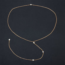 Load image into Gallery viewer, Sale 1Pc Golden/Silvery 2 Styles Crystal Long Sexy Backless Body Bare Back Pendant Necklace Chain Fashion Jewelry Charm Gift