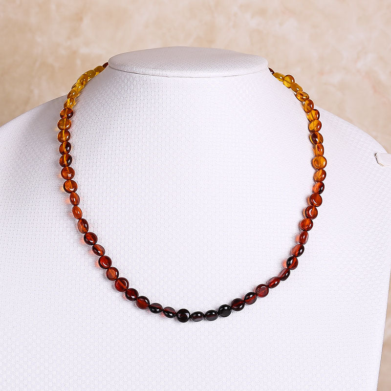 Sale Amber Legend Polish natural amber multi treasure abacus beads necklace multi-function models