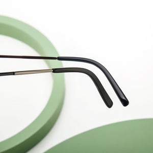 Sales Promotion  Pure Titanium High-End Polygonal Retro Frame Big Face Prescription Glasses For Men And Women