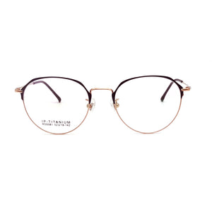 s Promotion  Pure Titanium High-End  Polygonal Retro Frame Big Face Prescription Glasses For Men And Women