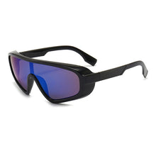 Load image into Gallery viewer, Samjune Personality Dazzle Color Large Frame Sunglasses Women Retro Conjoined Connected Piece Windshield Sun Glasses