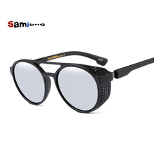 Load image into Gallery viewer, Samjune Steampunk Sunglasses Women Men Retro Goggles Round Flip Up Glasses steam punk Vintage Eyewear Oculos de sol