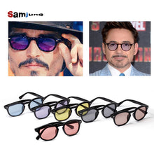 Load image into Gallery viewer, Samjune Sunglass Men Shades Brand Designer Sun Glasses Women Johnny Depp Rivet Eyewear Candy Color Sunglasses Female UV400