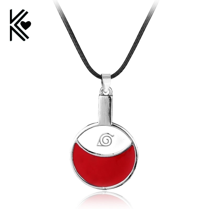 Sasuke Uchiha Cospl Accessories Naruto Necklace Itachi Family Logo Pendant Jewelry Long Rope Chain Wholesale Retail