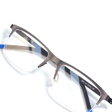 Load image into Gallery viewer, Screwless Germany Berlin Design Metal Eyewear Optical Frame Ultra Light Flexible Half Rim Men Prescription Myopia Spectacles
