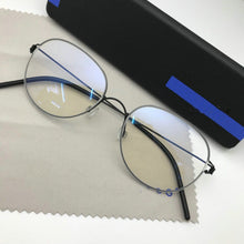 Load image into Gallery viewer, Screwless Rim Oval Hand-made Titanium Glasses Frames Men Brand Myopia Eyeglasses Clear Lens Spectacles monturas de lentes mujer