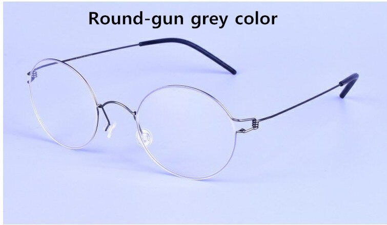Screwless Rim Oval Hand-made Titanium Glasses Frames Men Brand Myopia Eyeglasses Clear Lens Spectacles monturas de lentes mujer