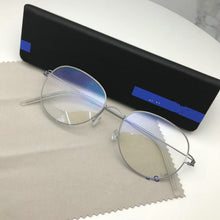 Load image into Gallery viewer, Screwless Rim Oval Hand-made Titanium Glasses Frames Men Brand Myopia Eyeglasses Clear Lens Spectacles monturas de lentes mujer