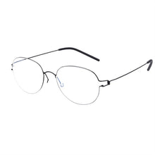 Load image into Gallery viewer, Screwless Rim Oval Hand-made Titanium Glasses Frames Men Brand Myopia Eyeglasses Clear Lens Spectacles monturas de lentes mujer