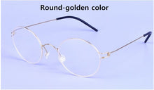 Load image into Gallery viewer, Screwless Rim Oval Hand-made Titanium Glasses Frames Men Brand Myopia Eyeglasses Clear Lens Spectacles monturas de lentes mujer