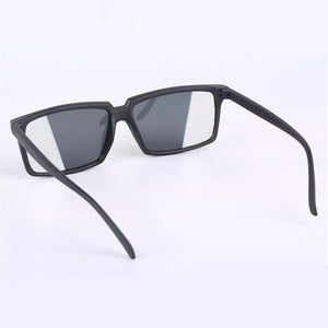 See Behind Spy Sunglasses Novelty Shades with Mirror on Side Ends Funny Costume Glasses Accessories for Adult