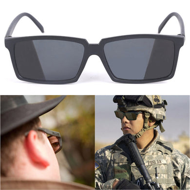 See Behind Spy Sunglasses Novelty Shades with Mirror on Side Ends Funny Costume Glasses Accessories for Adult